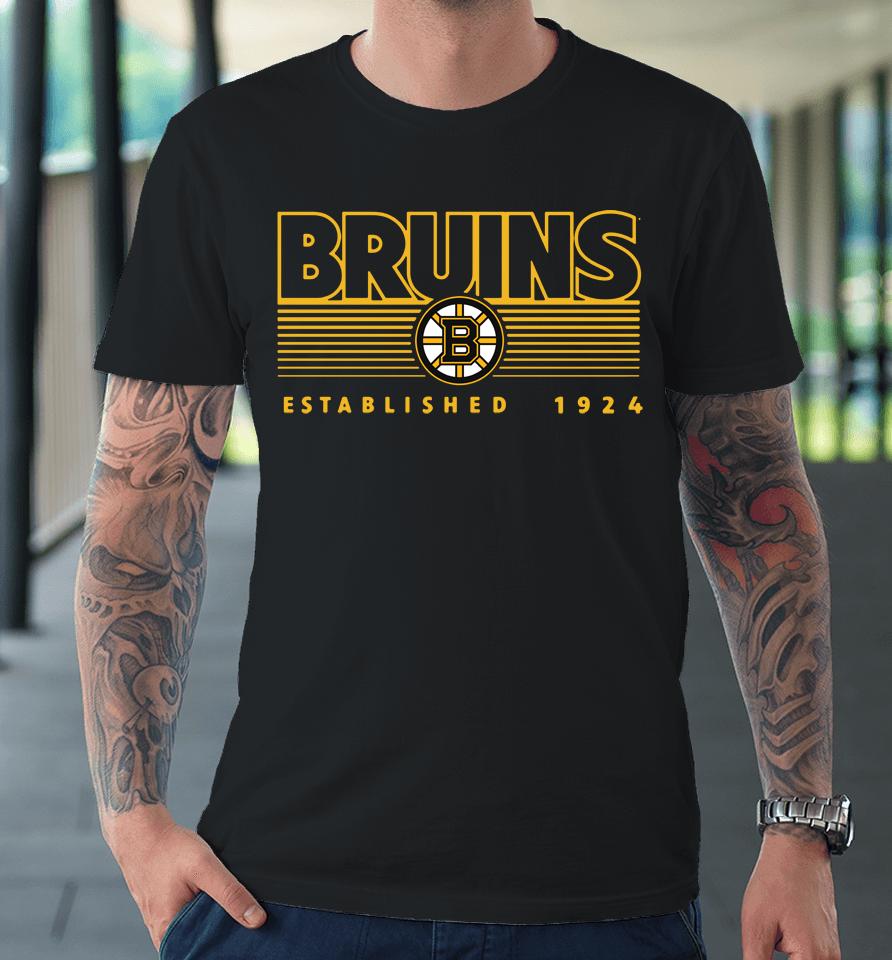 Fanatics Branded Black Boston Bruins Prodigy Performance Premium T-Shirt