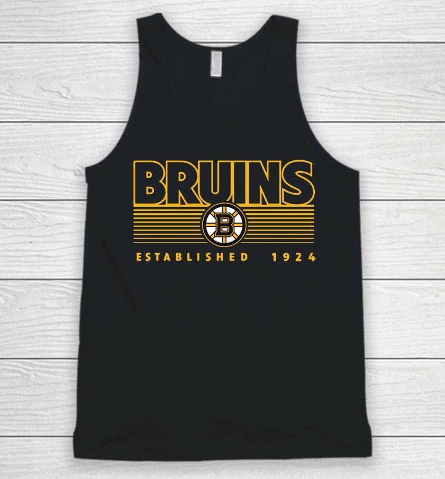 Fanatics Branded Black Boston Bruins Prodigy Performance Unisex Tank Top