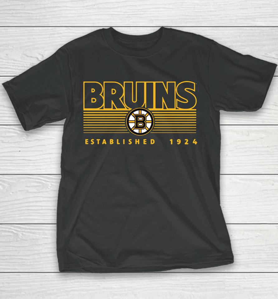 Fanatics Branded Black Boston Bruins Prodigy Performance Youth T-Shirt