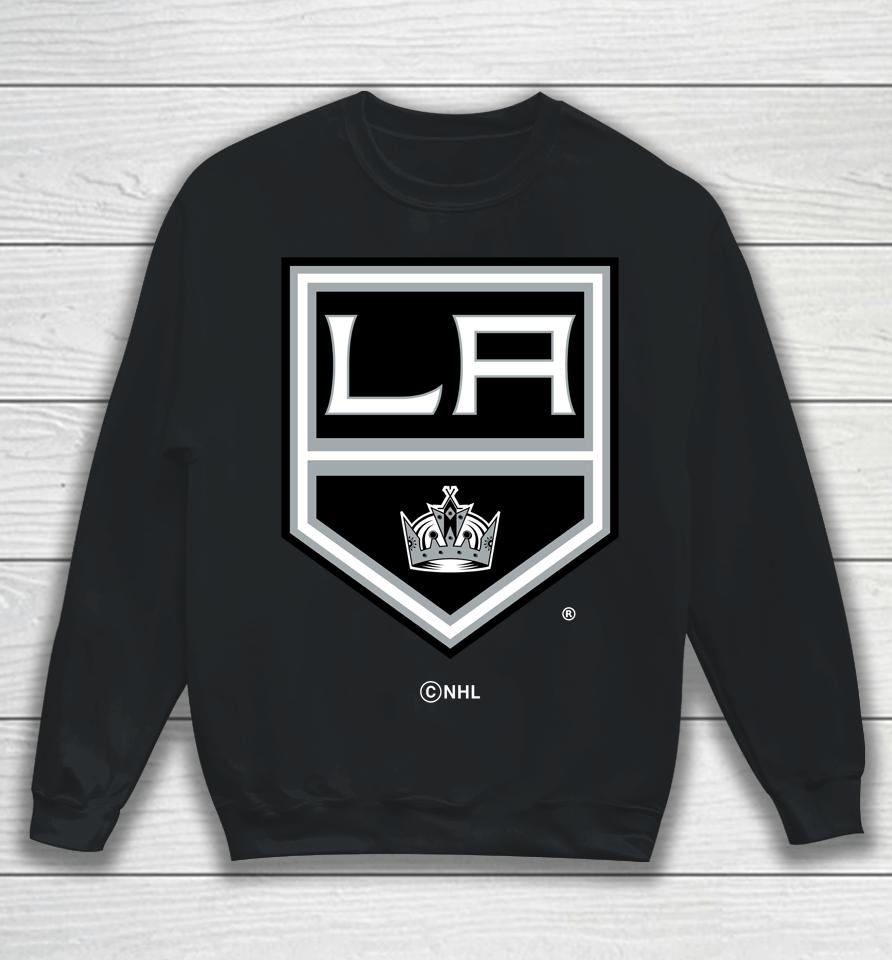 Fanatics Branded Black Los Angeles Kings Team Primary Logo Sweatshirt