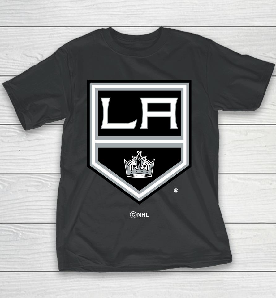 Fanatics Branded Black Los Angeles Kings Team Primary Logo Youth T-Shirt