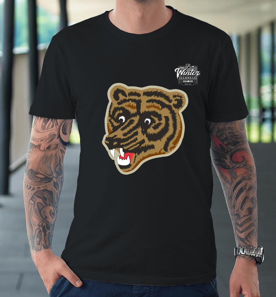 Fanatics Branded Boston Bruins 2023 Nhl Winter Classic Primary Logo Premium T-Shirt