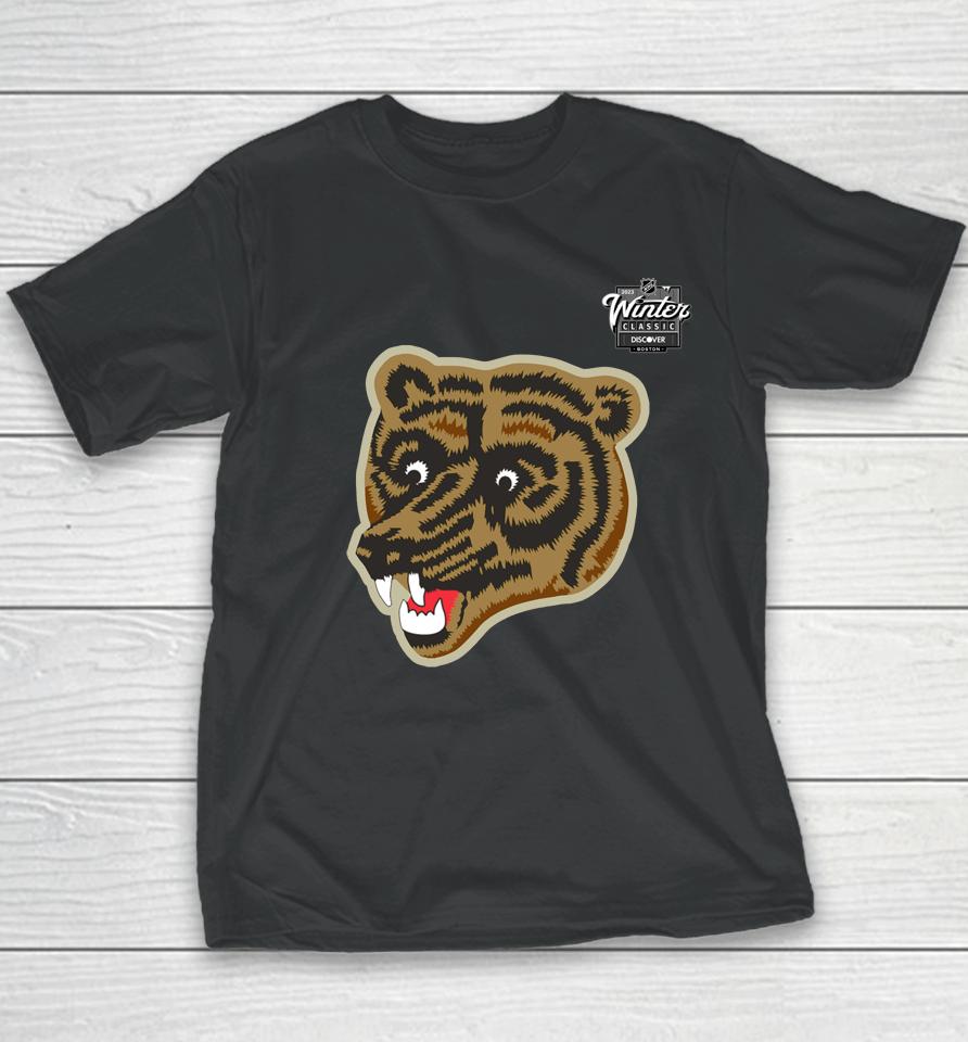 Fanatics Branded Boston Bruins 2023 Nhl Winter Classic Primary Logo Youth T-Shirt