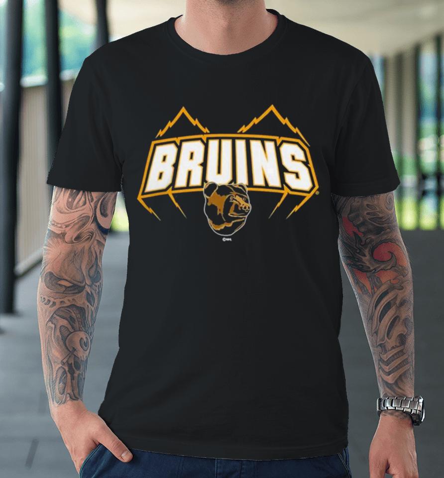 Fanatics Branded Boston Bruins Black Team Jersey Inspired Premium T-Shirt