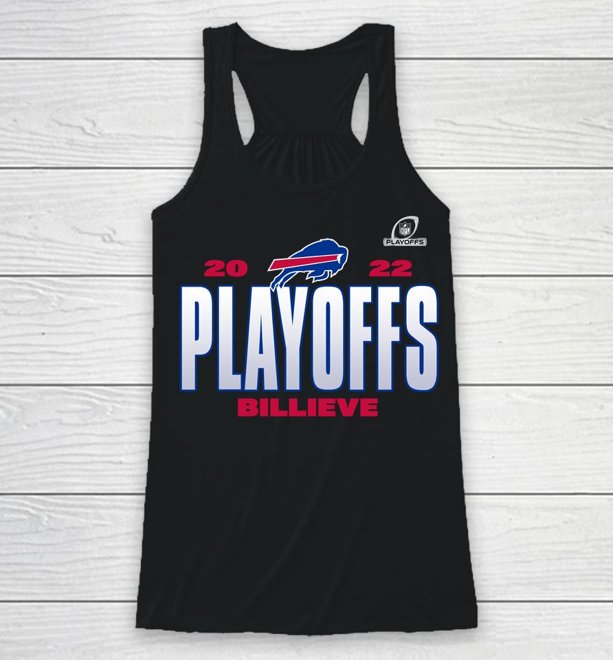 Fanatics Branded Buffalo Bills 2022 Playoffs Our Time Racerback Tank