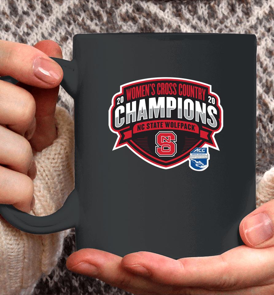 Fanatics Branded Heather Gray Nc State Wolfpack 2020 Acc Women's Cross Country Conference Champions Coffee Mug