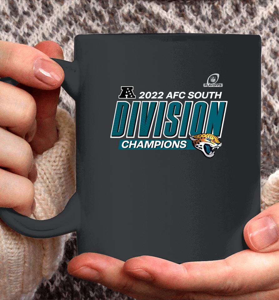 Fanatics Branded Jacksonville Jaguars 2022 Afc South Division Champions Divide Conquer Big Tall Coffee Mug