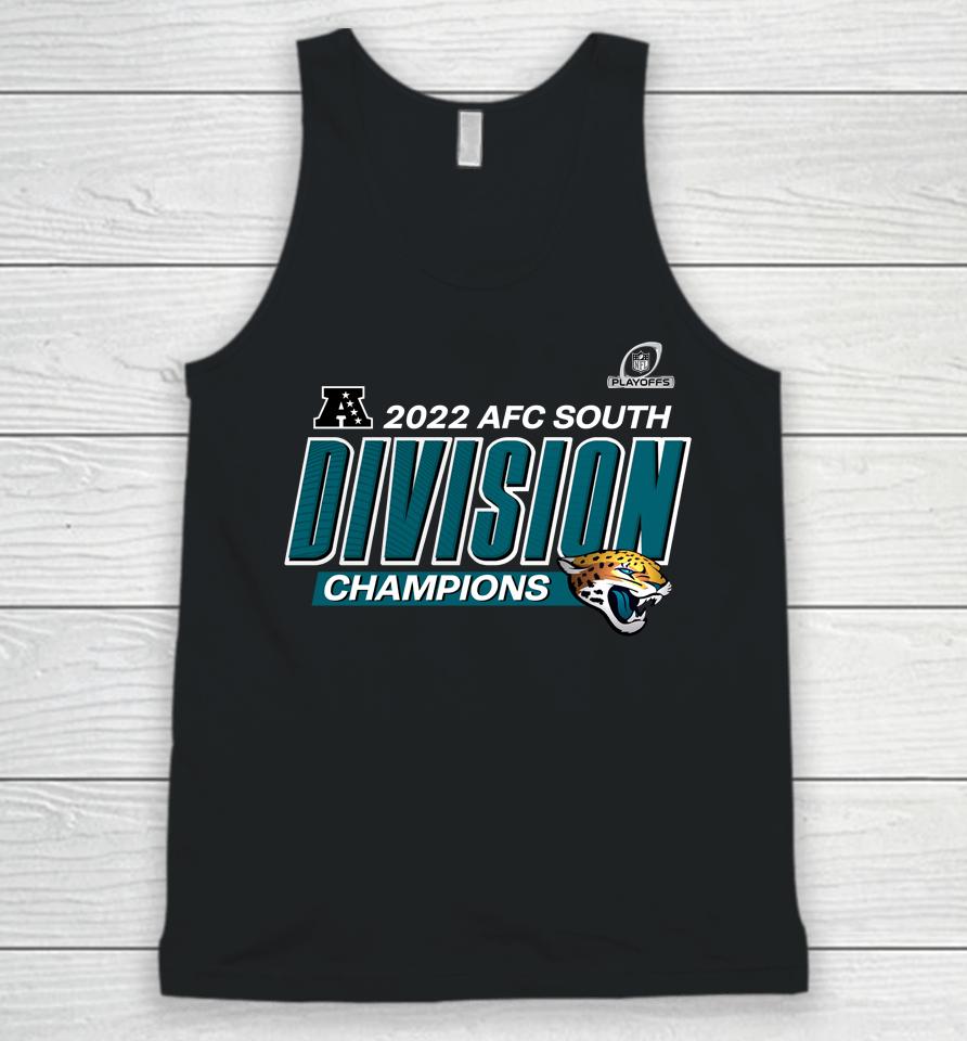 Fanatics Branded Jacksonville Jaguars 2022 Afc South Division Champions Divide Conquer Big Tall Unisex Tank Top