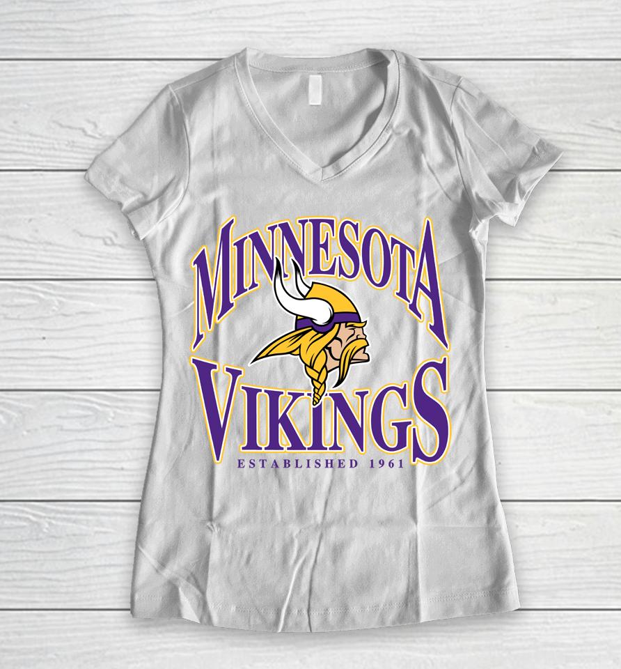 Fanatics Branded Minnesota Vikings Playability Women V-Neck T-Shirt