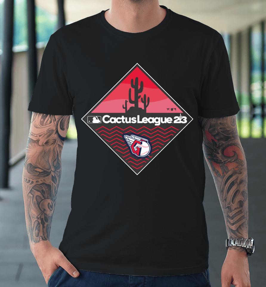 Fanatics Branded Navy Cleveland Guardians 2023 Mlb Spring Training Diamond Premium T-Shirt