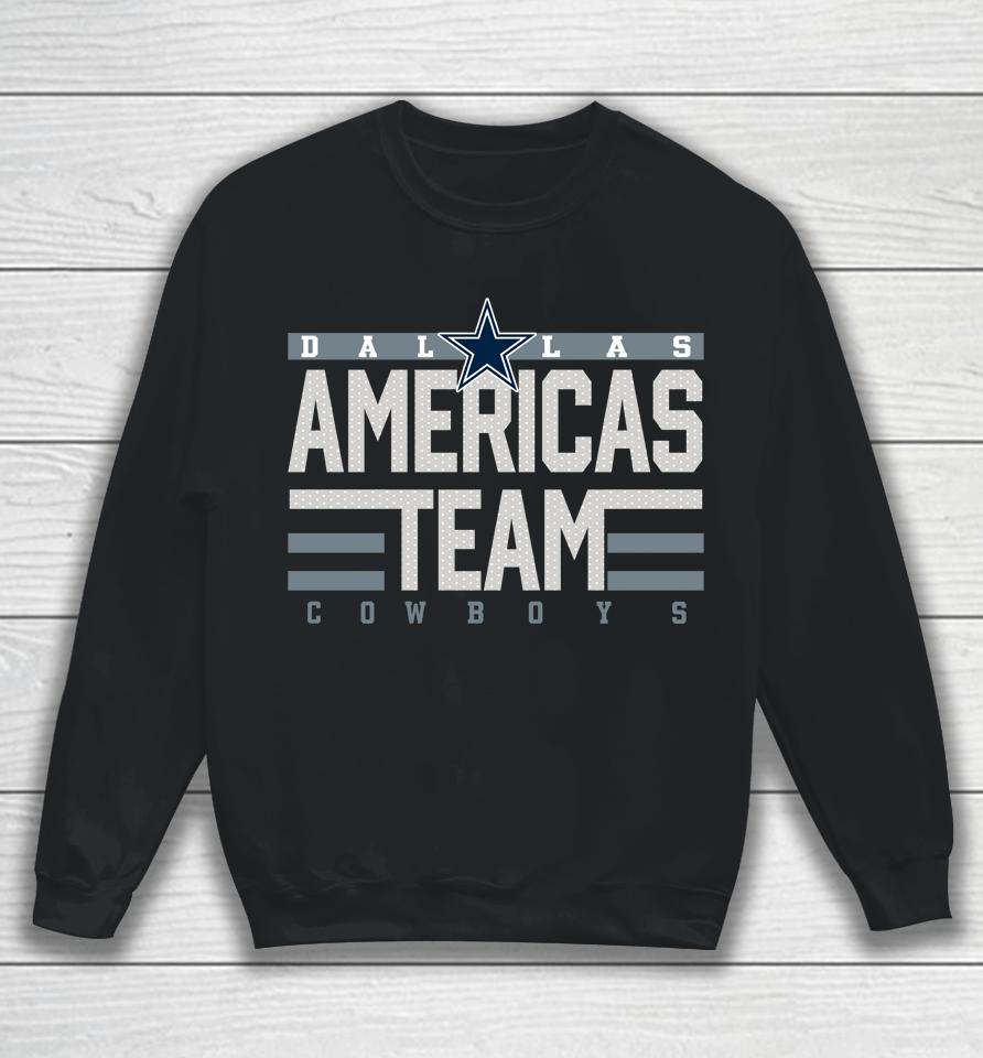 Fanatics Branded Navy Dallas Cowboys Hometown Collection Sweep Sweatshirt