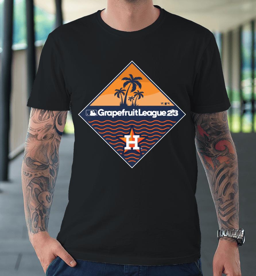 Fanatics Branded Navy Houston Astros 2023 Mlb Spring Training Diamond Premium T-Shirt