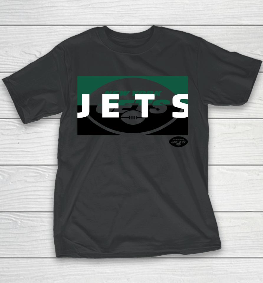 Fanatics Branded New York Jets Square Off Grey Youth T-Shirt