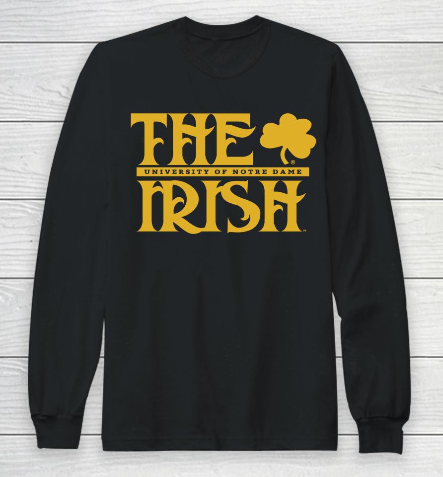 Fanatics Branded Notre Dame Fighting Irish Team Hometown Tri-Blend Long Sleeve T-Shirt