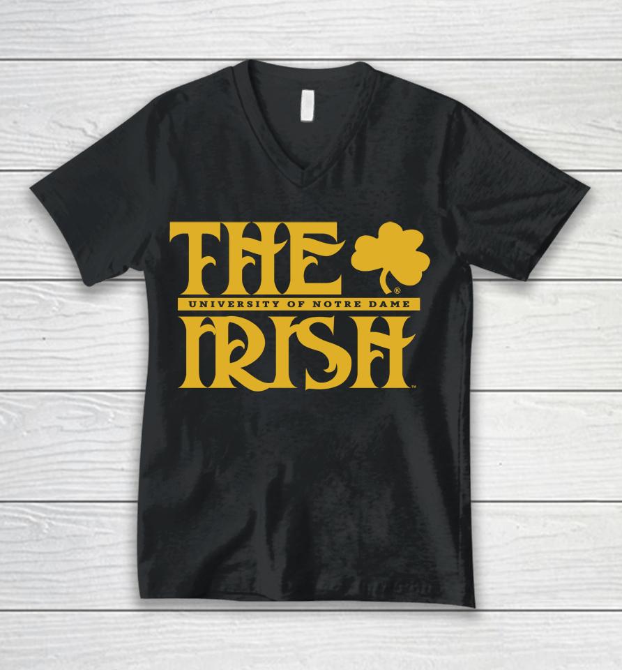 Fanatics Branded Notre Dame Fighting Irish Team Hometown Tri-Blend Unisex V-Neck T-Shirt