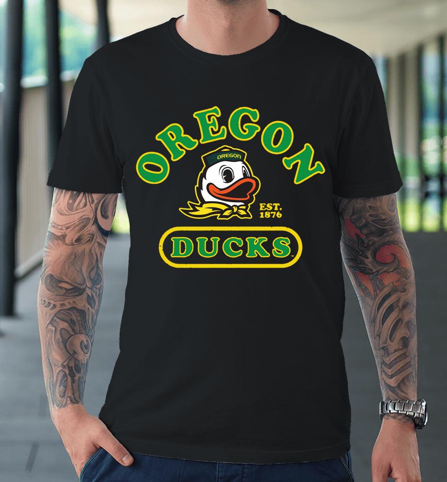 Fanatics Branded Oregon Ducks Old-School Pill Enzyme Washe Premium T-Shirt