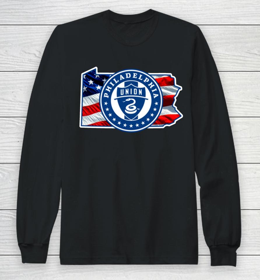 Fanatics Branded Philadelphia Union Banner State Long Sleeve T-Shirt