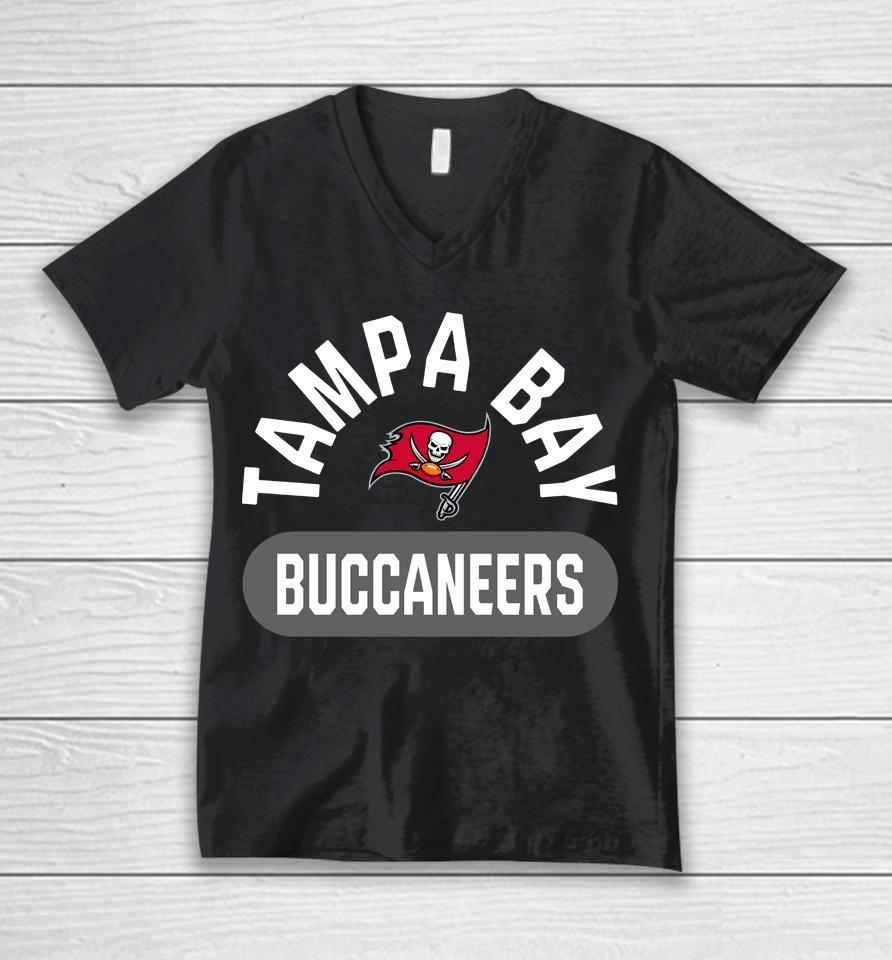 Fanatics Branded Red Tampa Bay Buccaneers Extra Point Unisex V-Neck T-Shirt