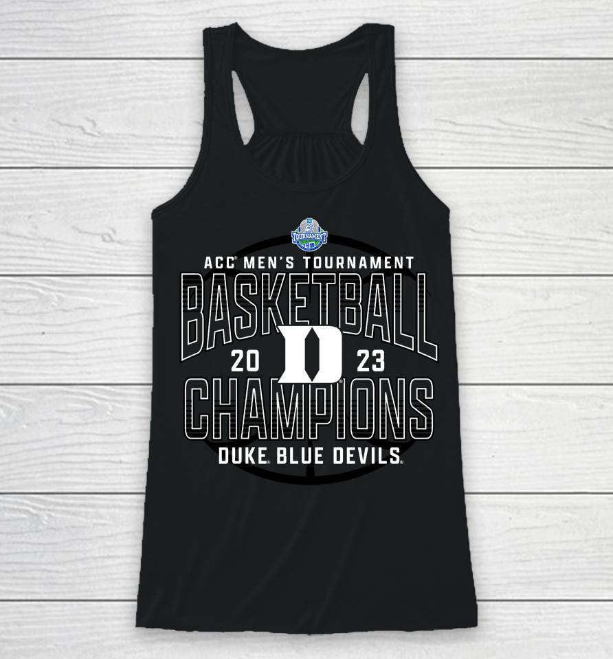 Fanatics Branded Royal Duke Blue Devils 2023 Acc Men's Basketball Conference Tournament Champions Racerback Tank