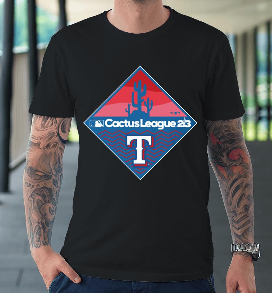 Fanatics Branded Royal Texas Rangers 2023 Mlb Spring Training Diamond Premium T-Shirt