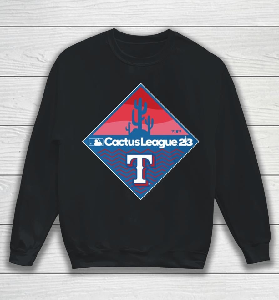 Fanatics Branded Royal Texas Rangers 2023 Mlb Spring Training Diamond Sweatshirt