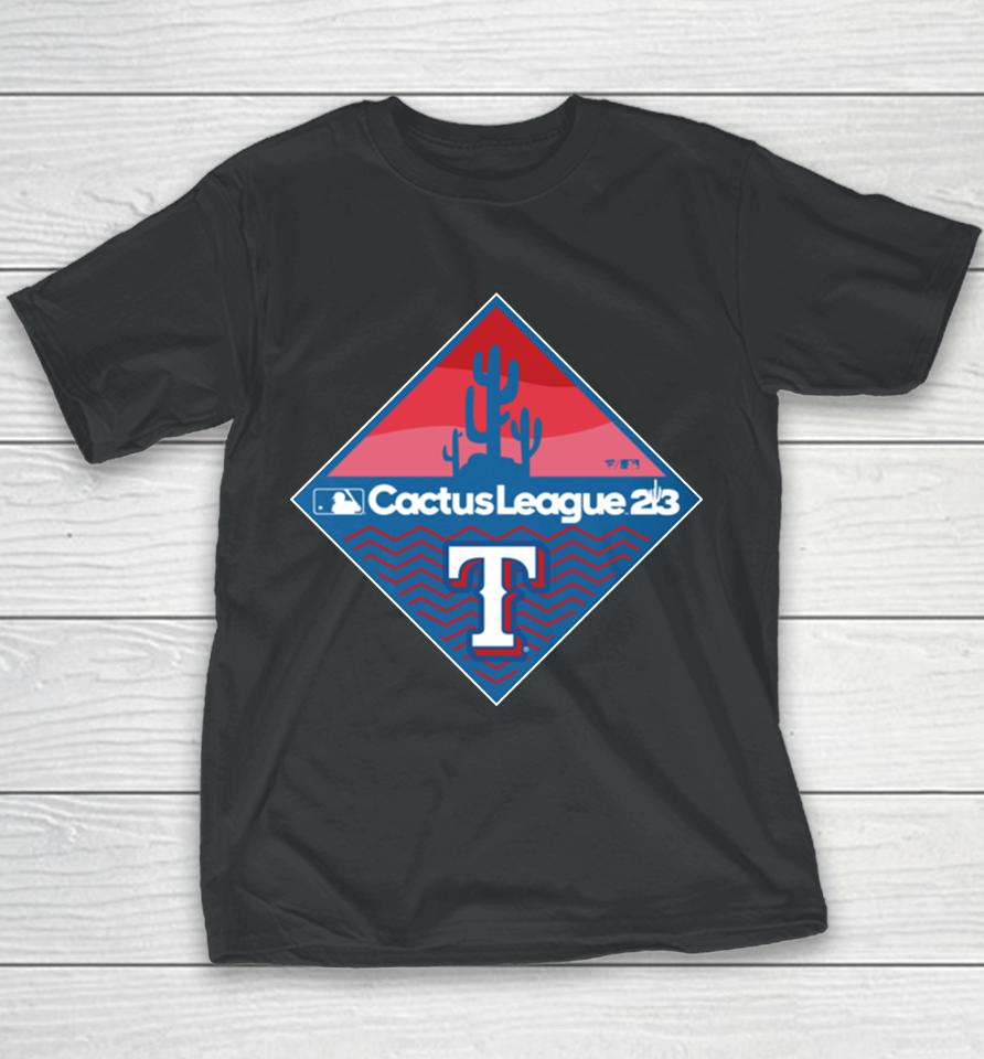 Fanatics Branded Royal Texas Rangers 2023 Mlb Spring Training Diamond Youth T-Shirt