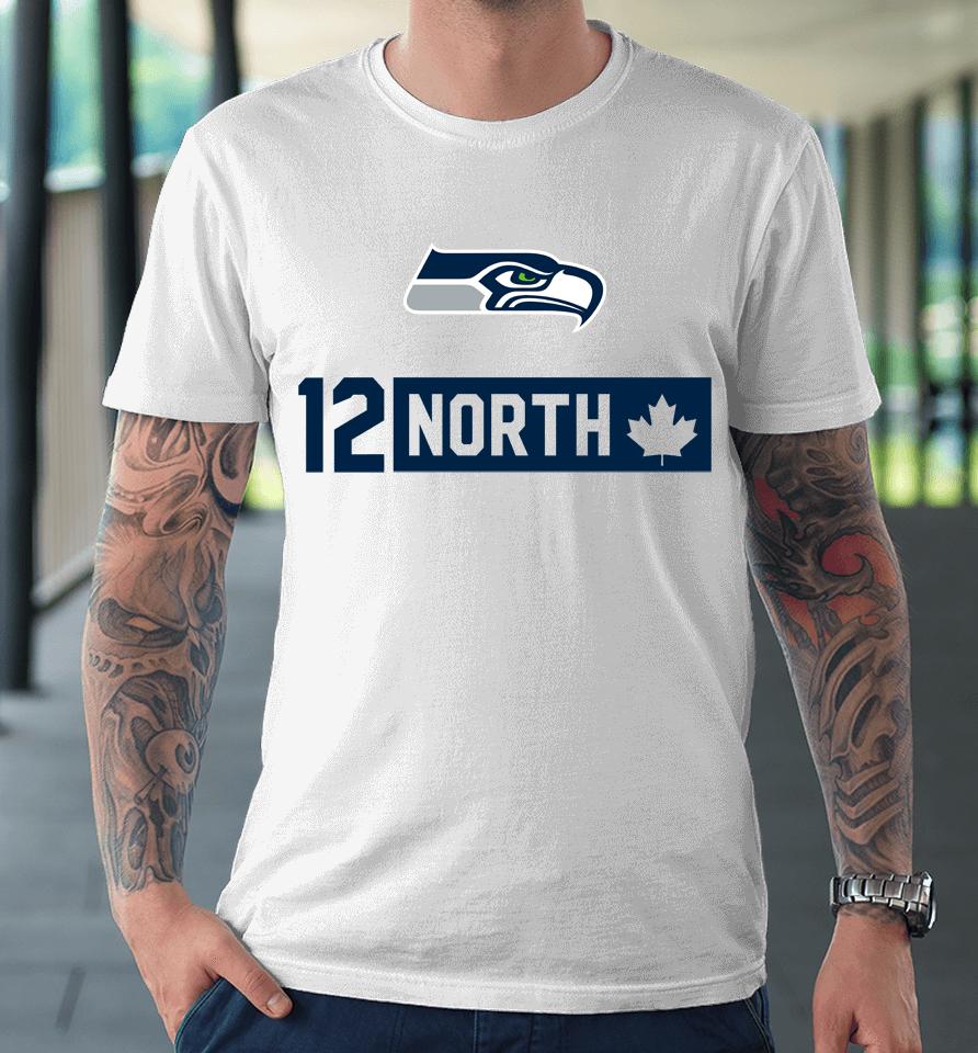 Fanatics Branded Seattle Seahawks 12 North Premium T-Shirt