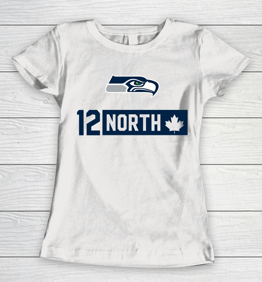 Fanatics Branded Seattle Seahawks 12 North Women T-Shirt