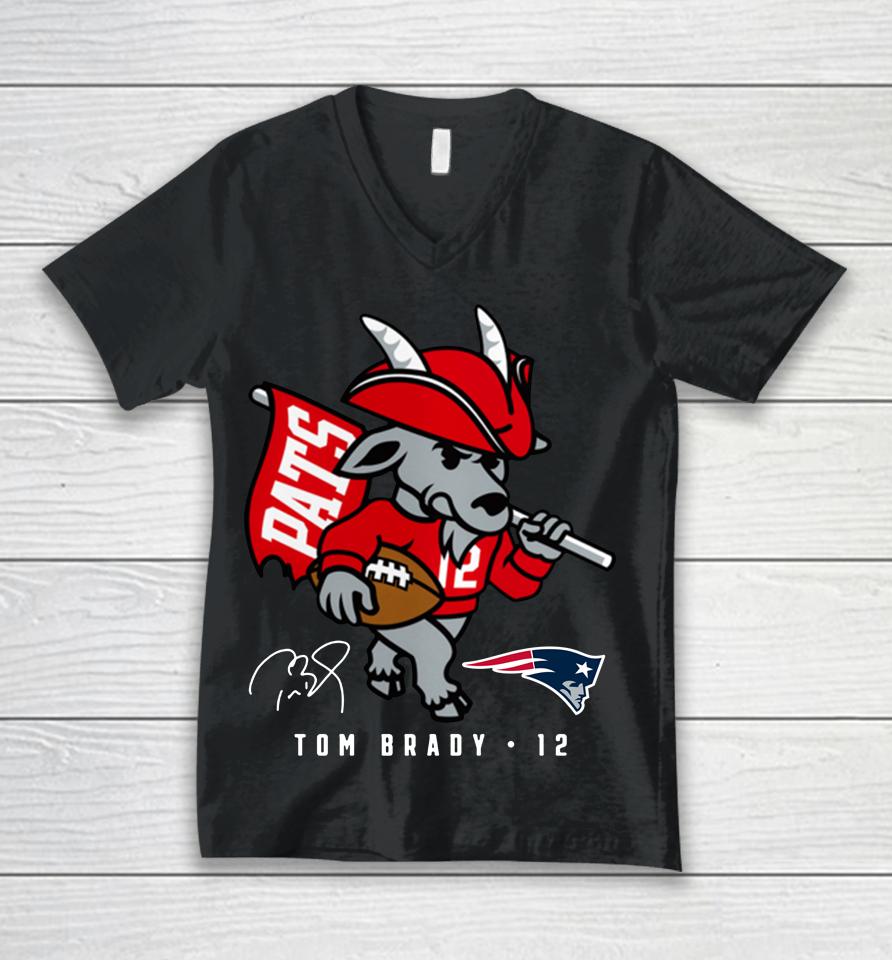 Fanatics Branded Tom Brady New England Patriots Comeback Unisex V-Neck T-Shirt