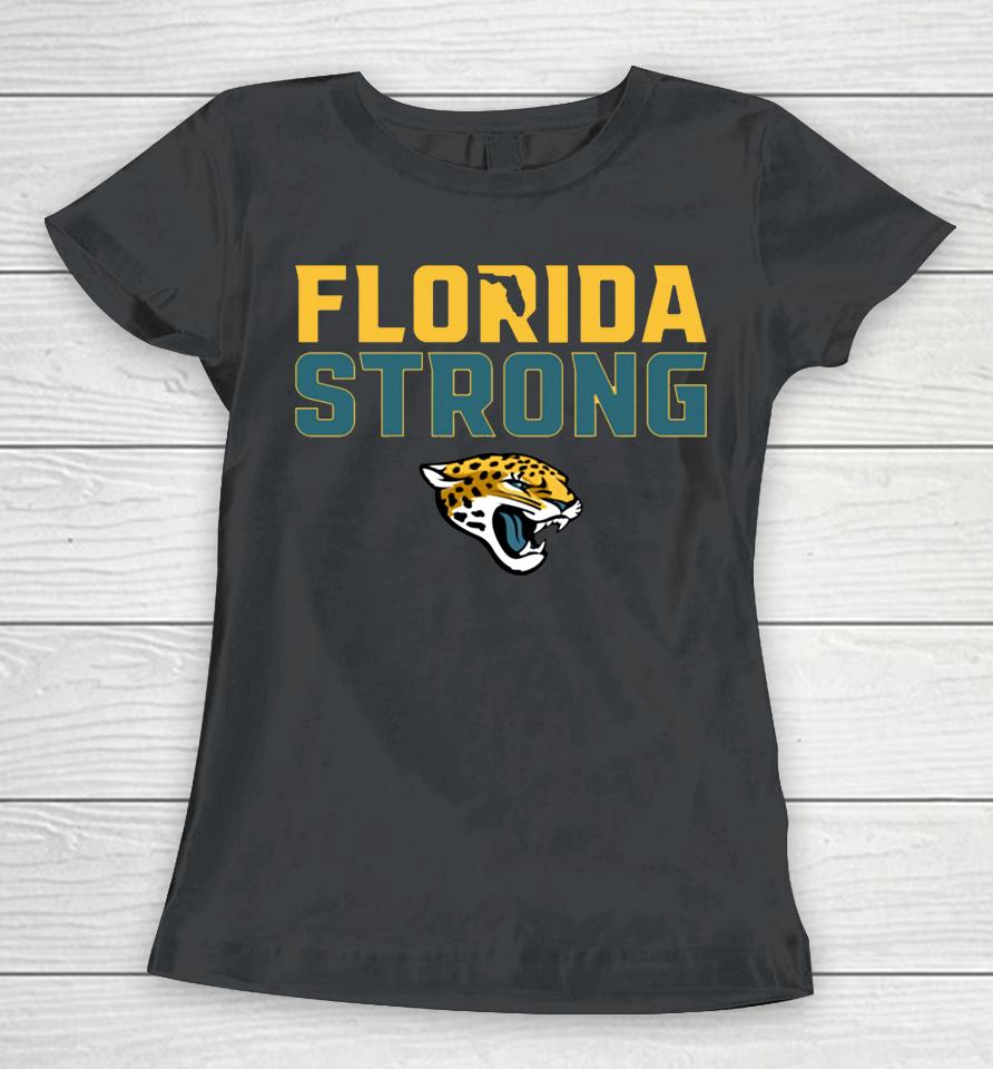 Fanatics Branded White Jacksonville Jaguars Florida Strong Women T-Shirt