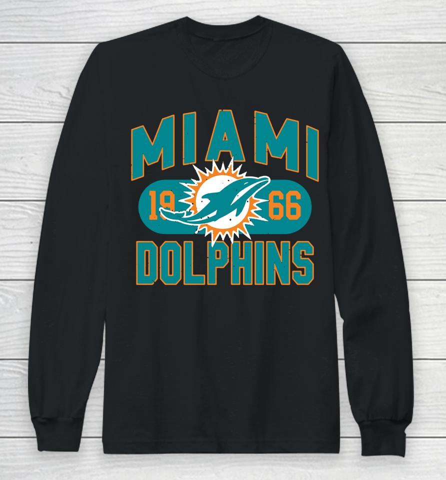 Fanatics Branded White Miami Dolphins Act Fast Est 1966 Long Sleeve T-Shirt