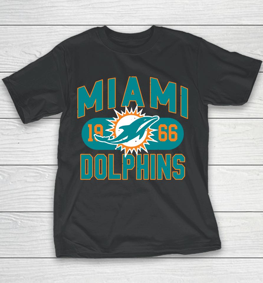 Fanatics Branded White Miami Dolphins Act Fast Est 1966 Youth T-Shirt