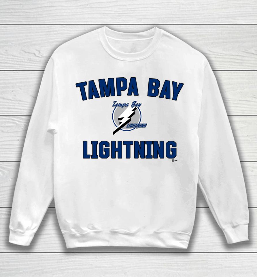 Fanatics Branded White Tampa Bay Lightning Special Edition Wordmark Sweatshirt