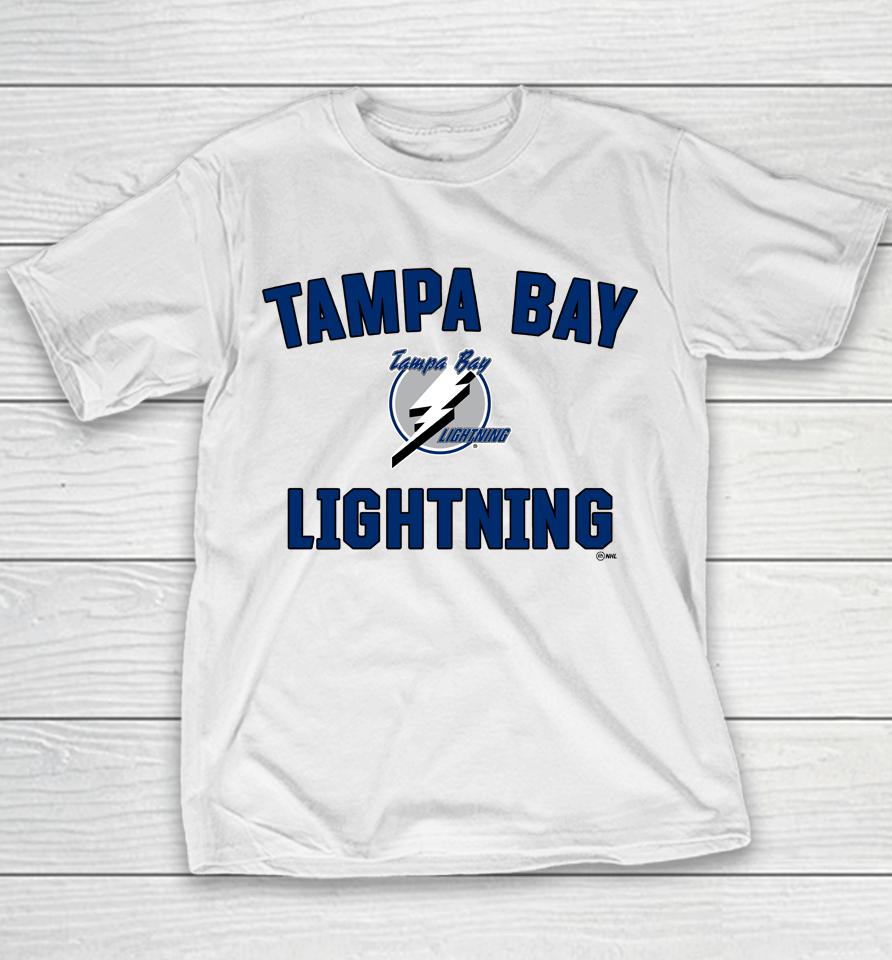 Fanatics Branded White Tampa Bay Lightning Special Edition Wordmark Youth T-Shirt