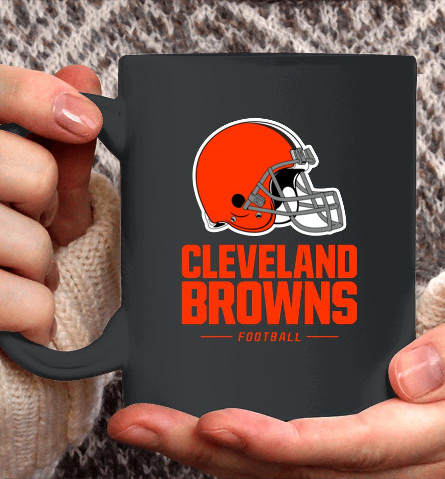 Fanatics Brown Cleveland Browns Logo Team Lockup Fitted Coffee Mug