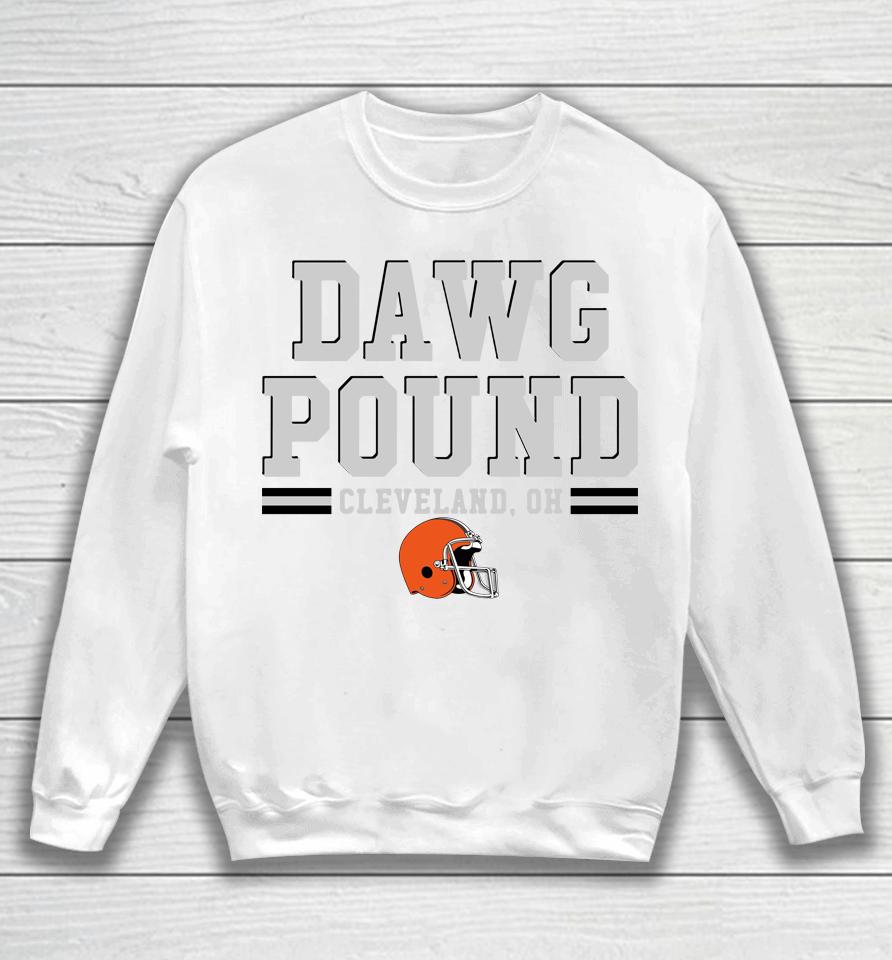 Fanatics Cleveland Browns Dawg Pound Hometown Fitted Sweatshirt