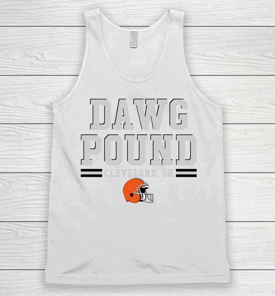 Fanatics Cleveland Browns Dawg Pound Hometown Fitted Unisex Tank Top