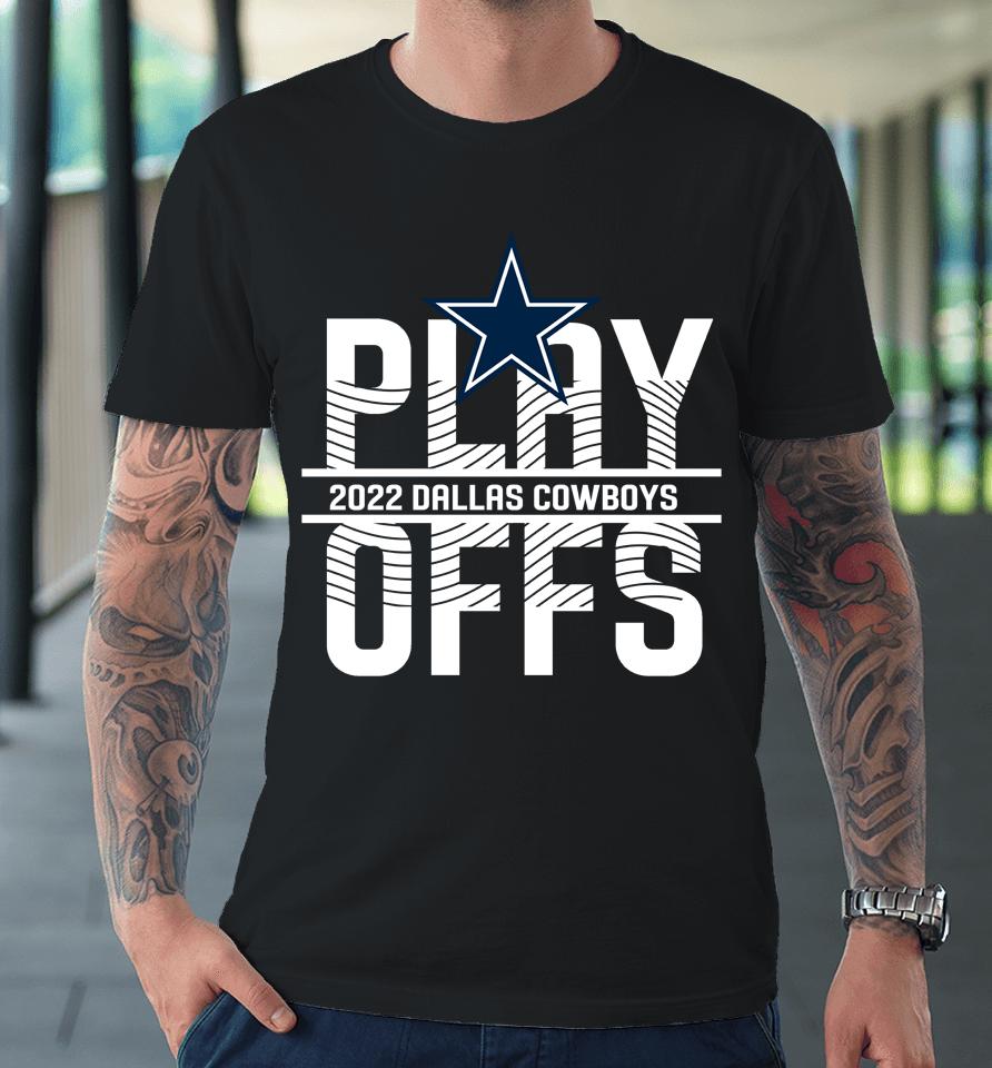 Fanatics Nfl Shop Dallas Cowboys Anthracite 2022 Nfl Playoffs Iconic Premium T-Shirt