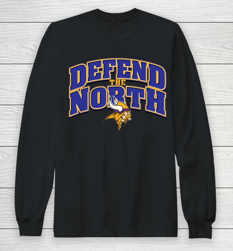 Fanatics Nfl Shop Minnesota Vikings Defend North Hometown Prime Long Sleeve T-Shirt