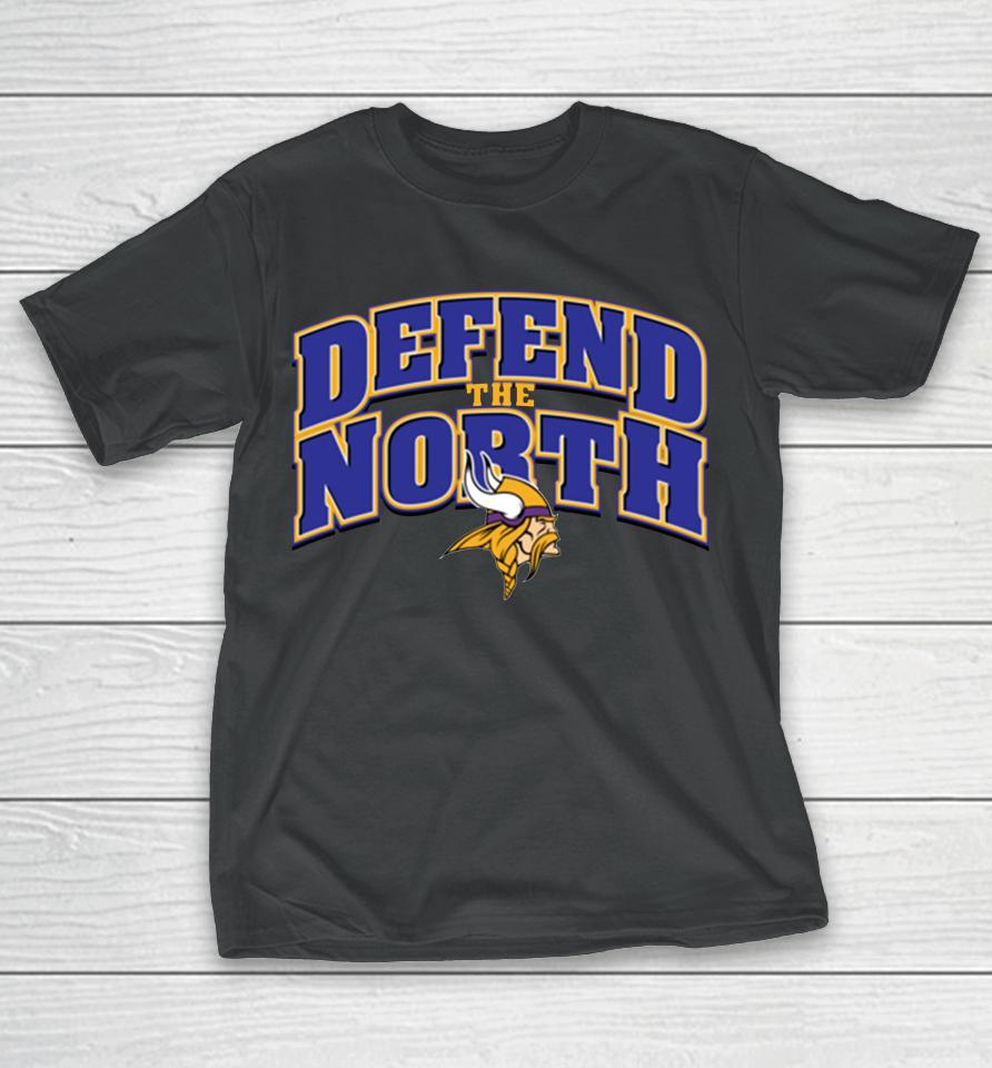 Fanatics Nfl Shop Minnesota Vikings Defend North Hometown Prime T-Shirt