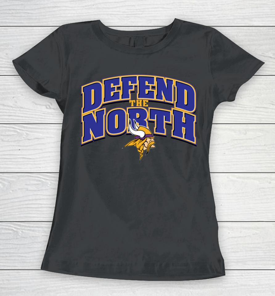 Fanatics Nfl Shop Minnesota Vikings Defend North Hometown Prime Women T-Shirt