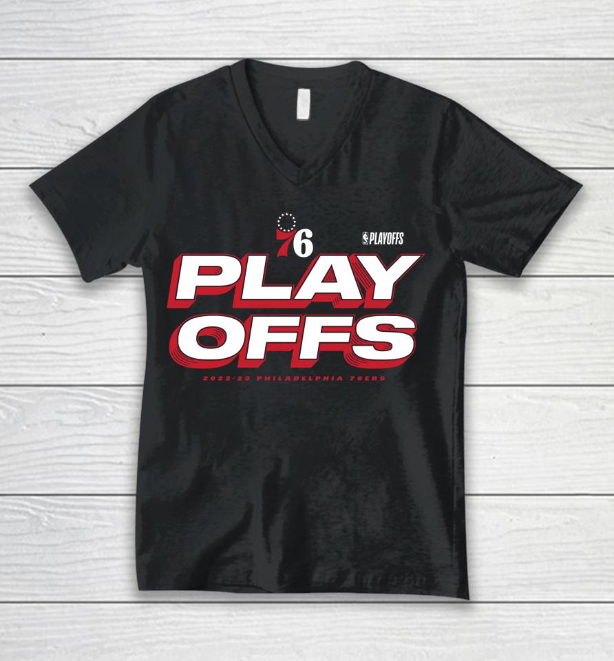 Fanatics Philadelphia 76Ers 2023 Nba Playoffs Starter Unisex V-Neck T-Shirt