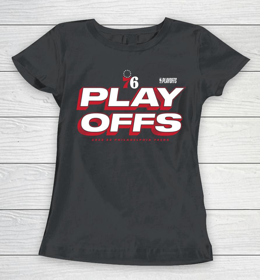 Fanatics Philadelphia 76Ers 2023 Nba Playoffs Starter Women T-Shirt