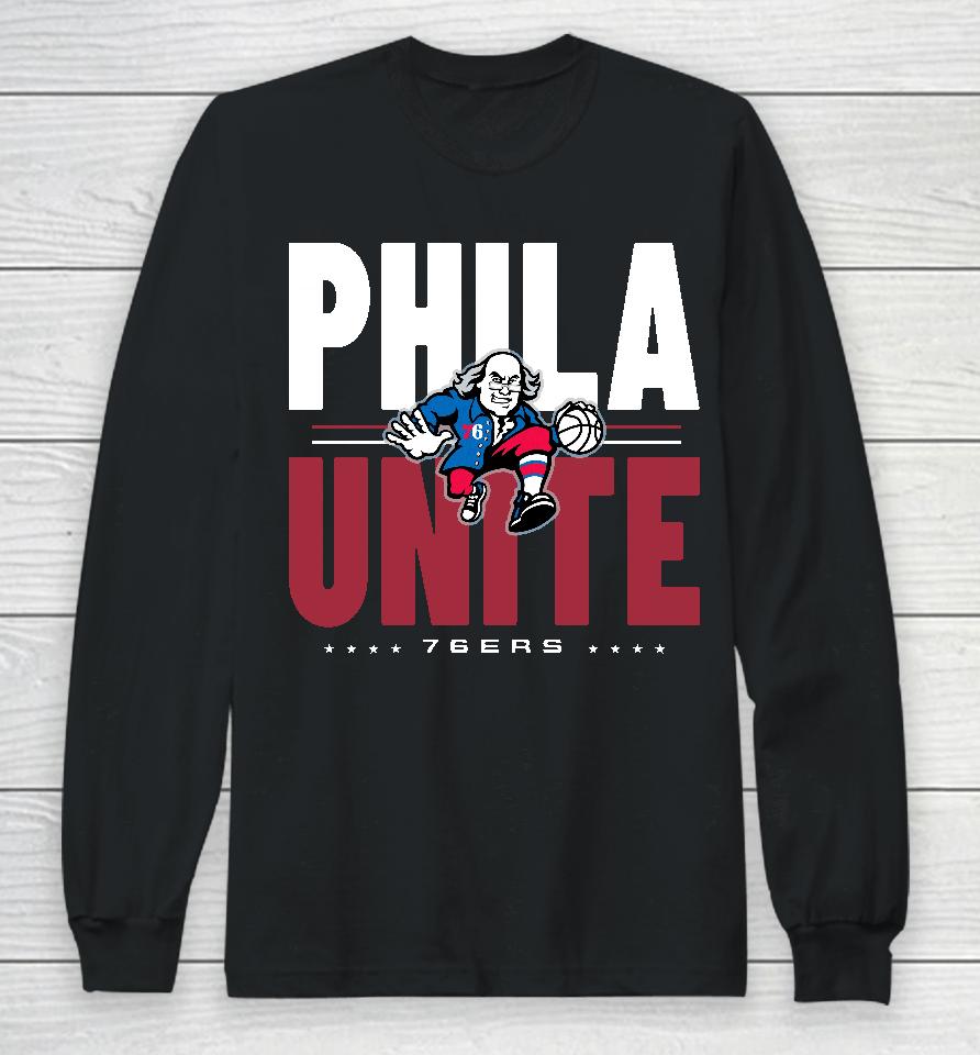 Fanatics Philadelphia Unite 76Ers Announcer Long Sleeve T-Shirt