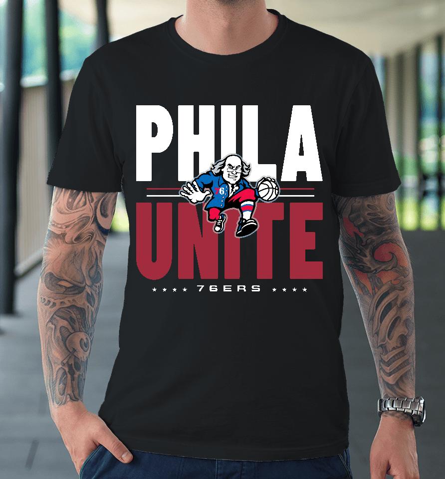 Fanatics Philadelphia Unite 76Ers Announcer Premium T-Shirt