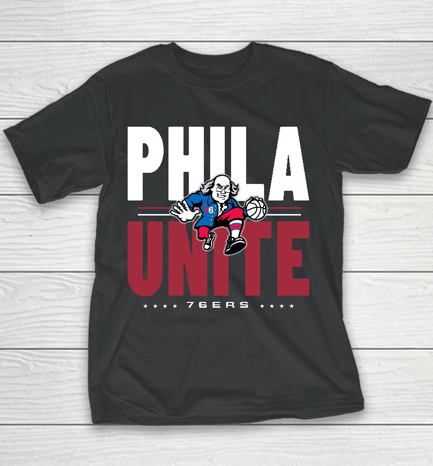 Fanatics Philadelphia Unite 76Ers Announcer Youth T-Shirt