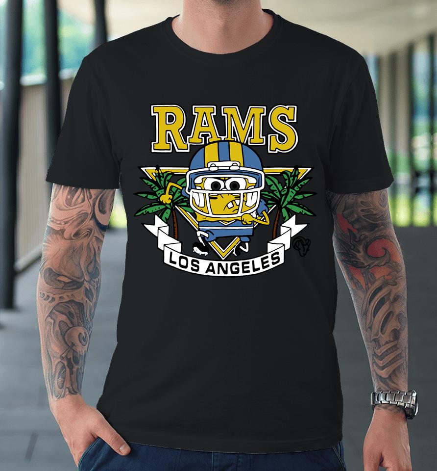 Fanatics Shop Los Angeles Rams Homage X Spongebob Premium T-Shirt