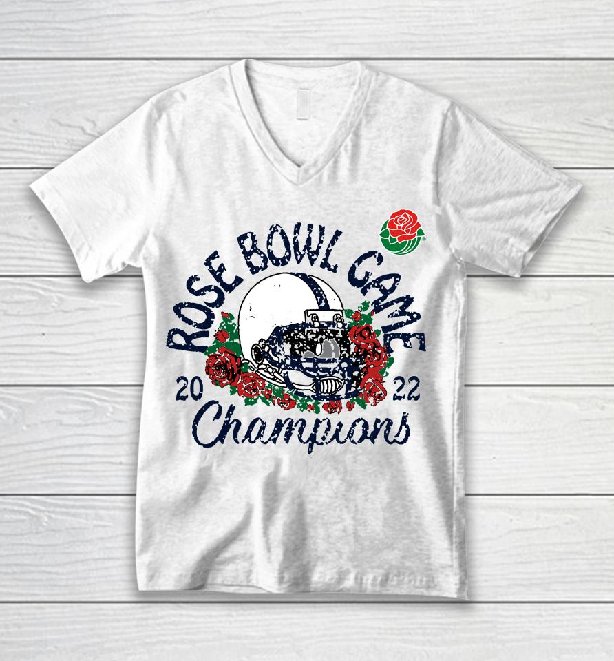Fanatics Store Penn State Nittany Lions 2023 Rose Bowl Champions Unisex V-Neck T-Shirt