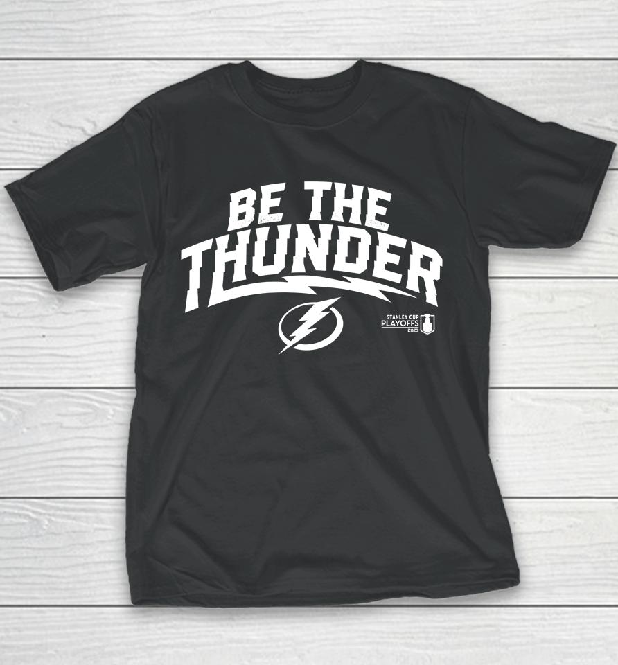 Fanatics Tampa Bay Lightning 2023 Stanley Cup Playoffs Driven Youth T-Shirt