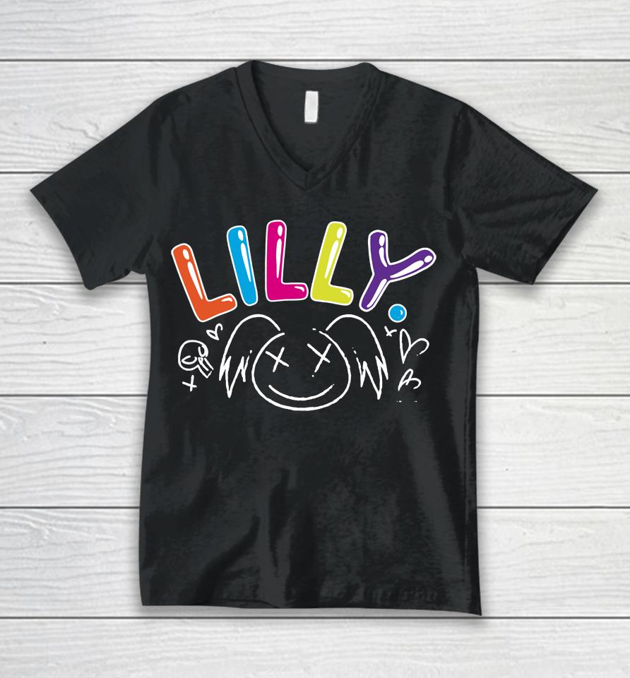 Fanatics Wwe Black Alexa Bliss Lilly Unisex V-Neck T-Shirt
